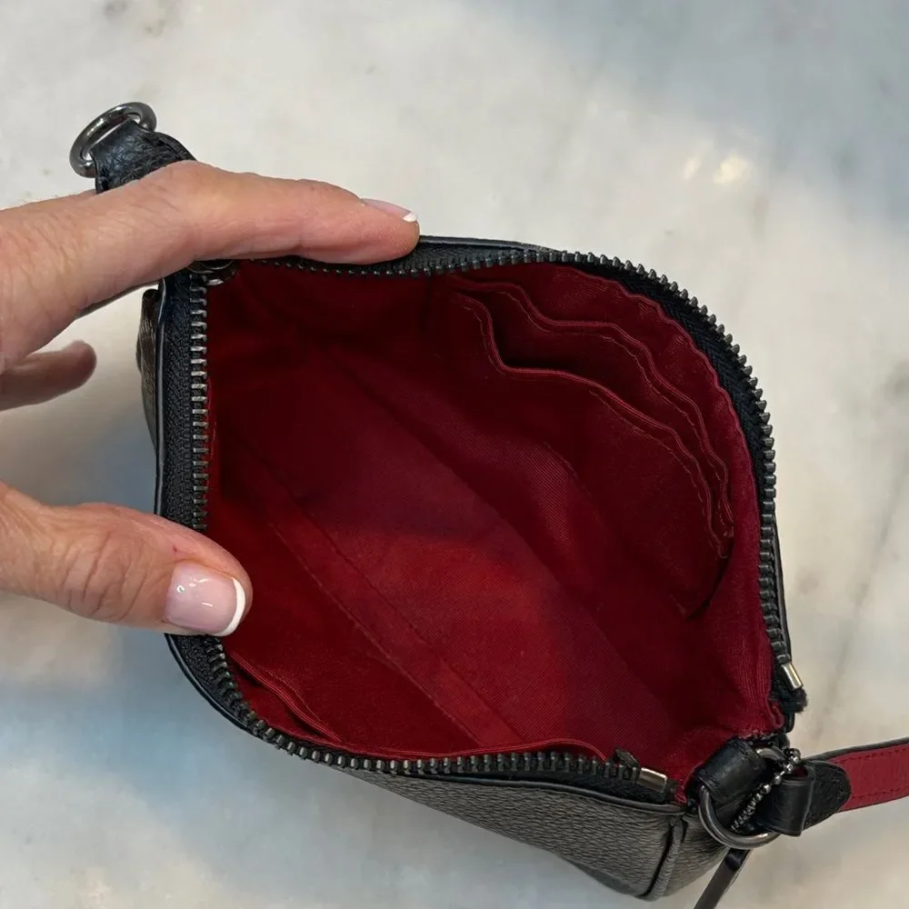 Coach Bag Mini Purse Handbag Leather Nolita 19 Horse & Carriage Rainbow Pebbled - Picture 12 of 15